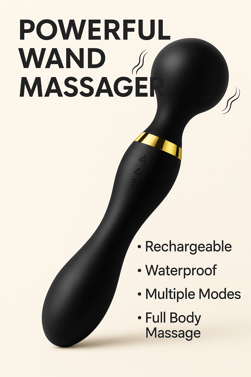 Double Ended 2 in 1 Wand Vibrat0r
