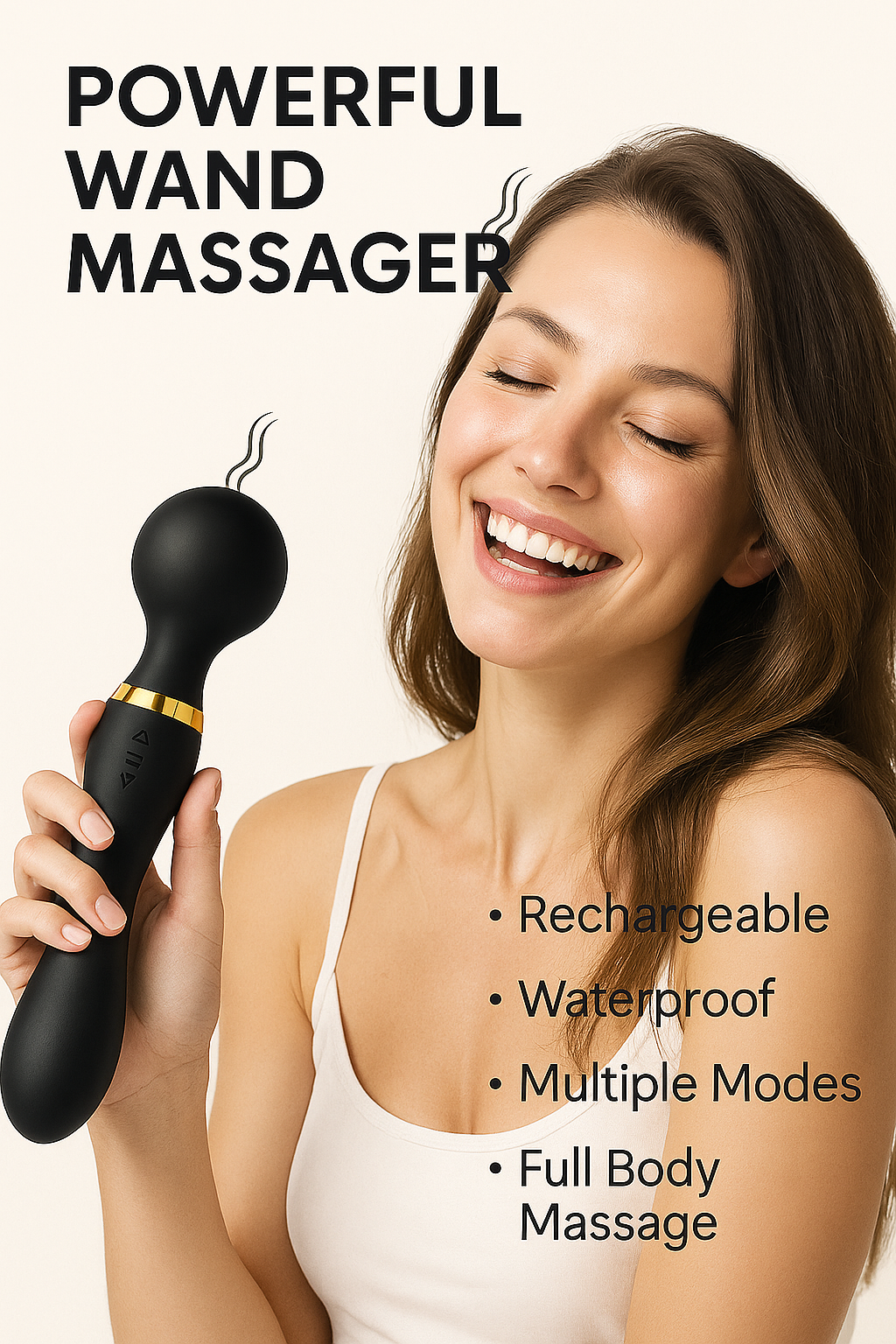 Double Ended 2 in 1 Wand Vibrat0r